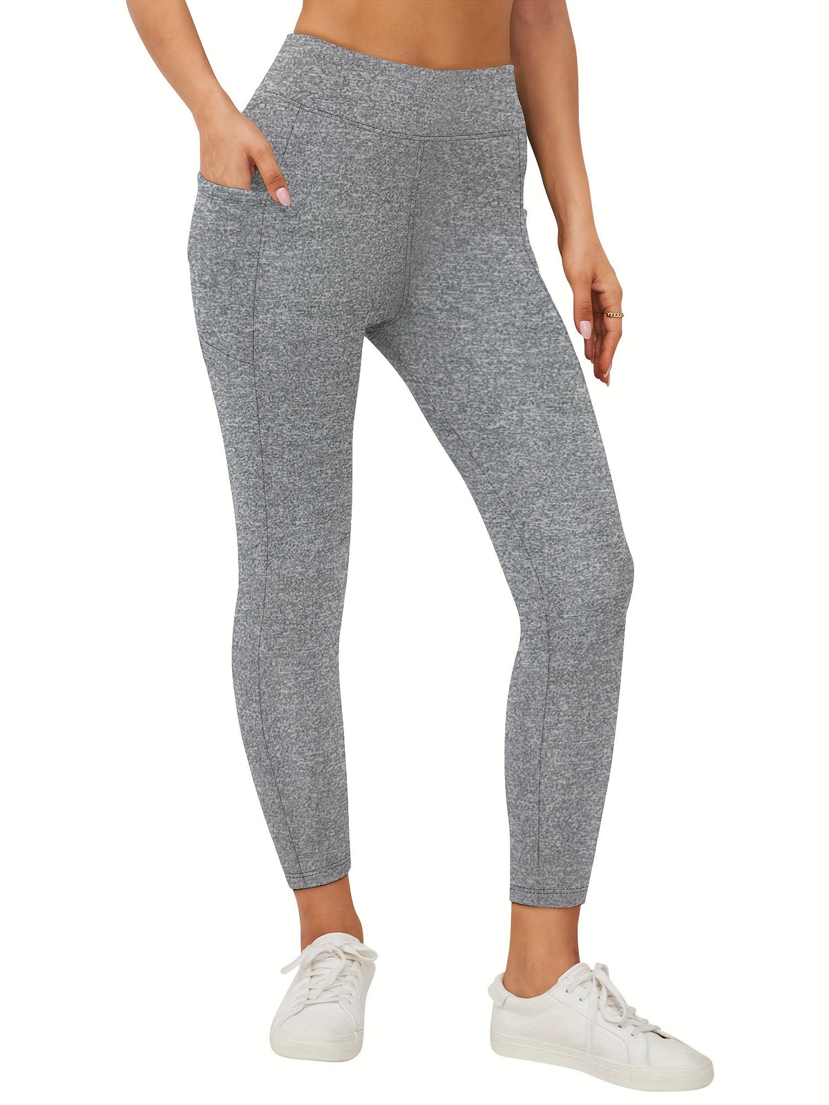 Legging polaire doublé chaud pour l’hiver