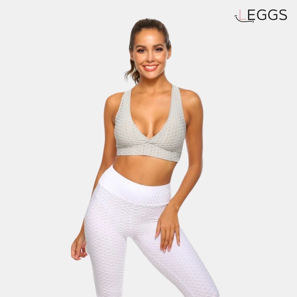 Brassière anti cellulite grise