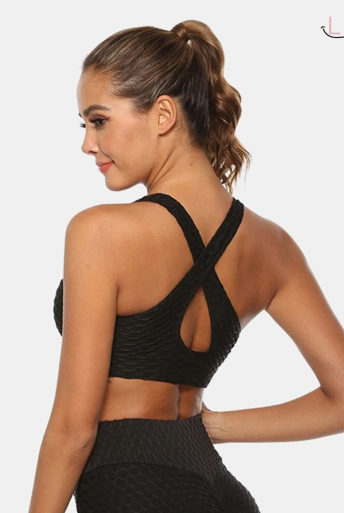 Brassière anti cellulite noir