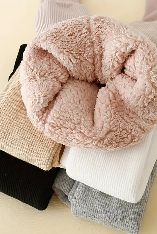 Collants Doublés en Polaire pour Filles