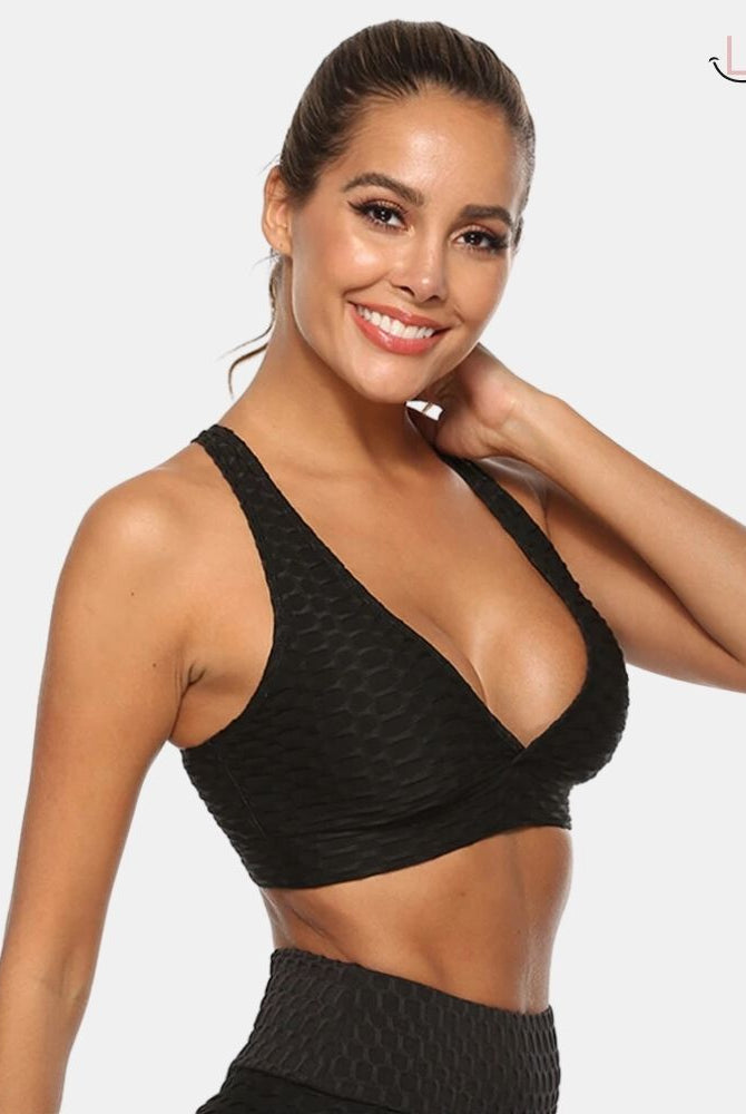 Brassière anti cellulite noir