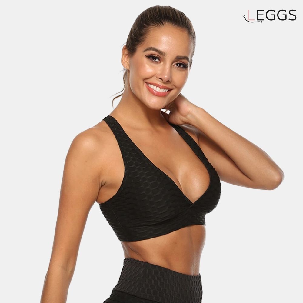 Brassière anti cellulite noir