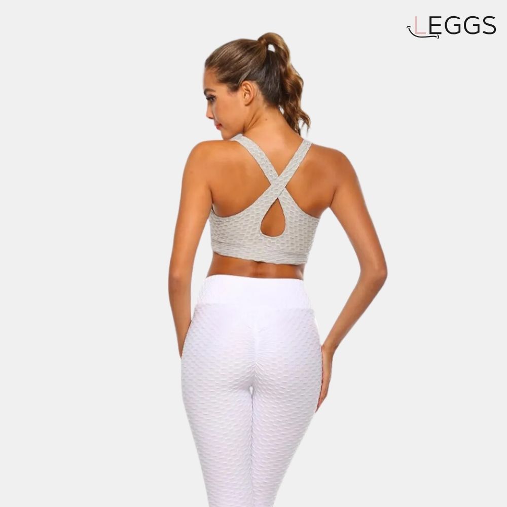 Brassière anti cellulite grise