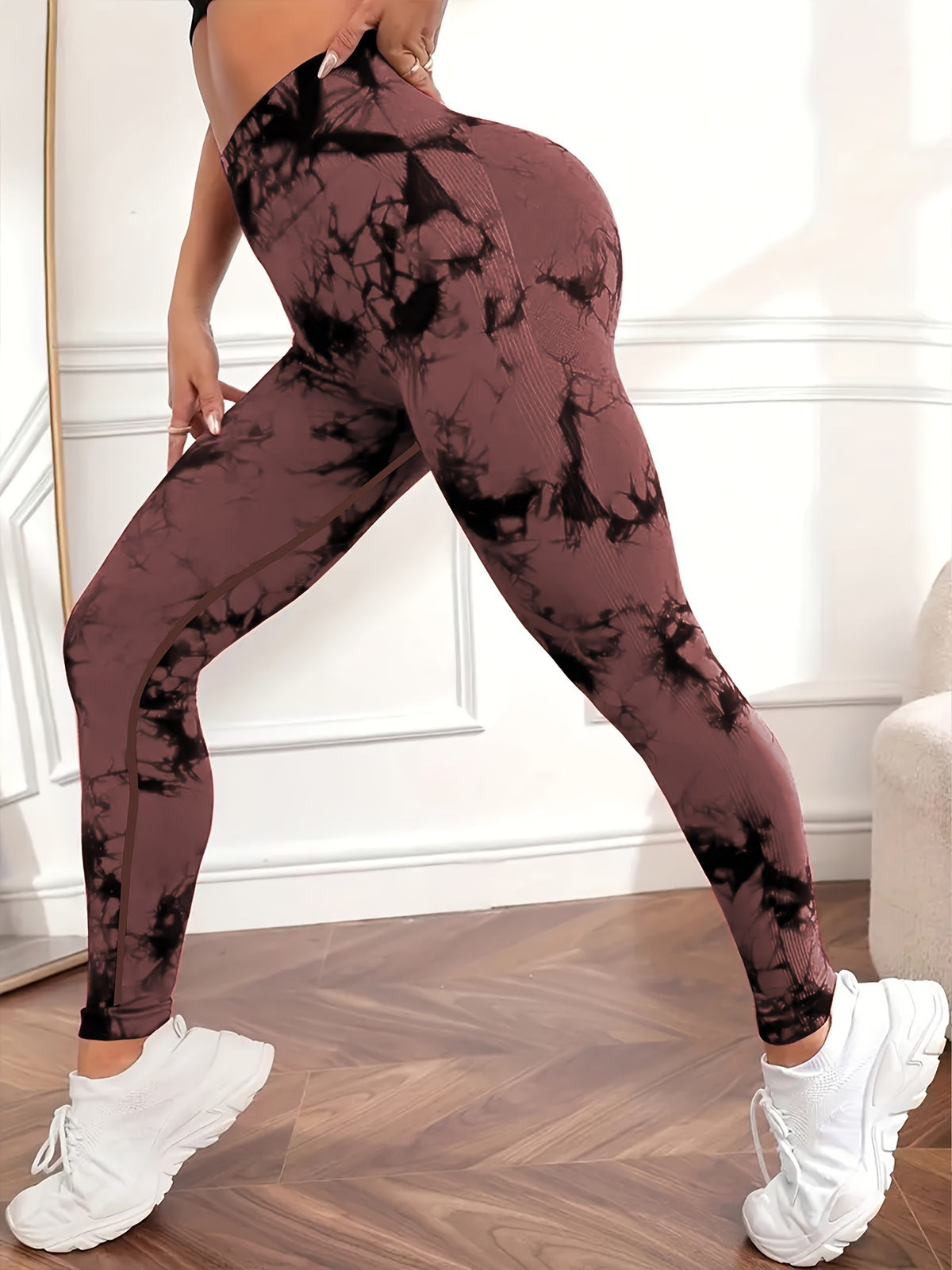 Leggings push up femme taille haute