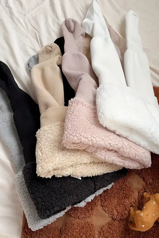 Collants Doublés en Polaire pour Filles