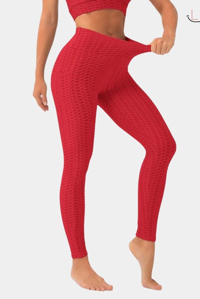 Push up anti-cellulite avec 2 poches, coloris Rouge