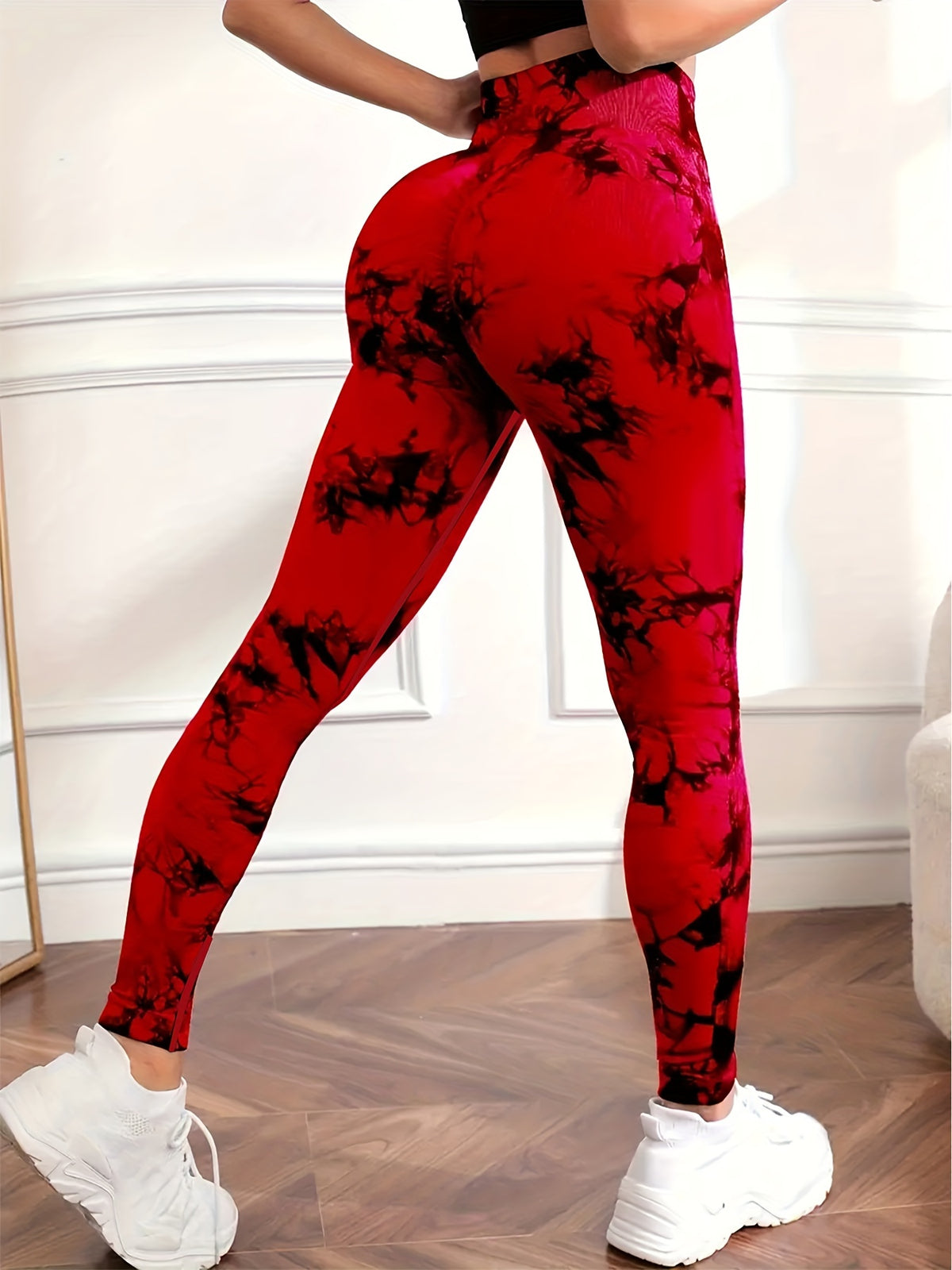 Leggings push up marbré pour le quotidien et le sport