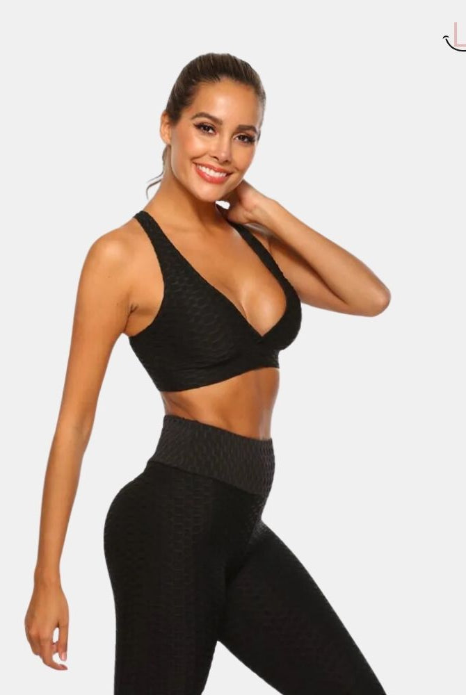 Brassière anti cellulite noir