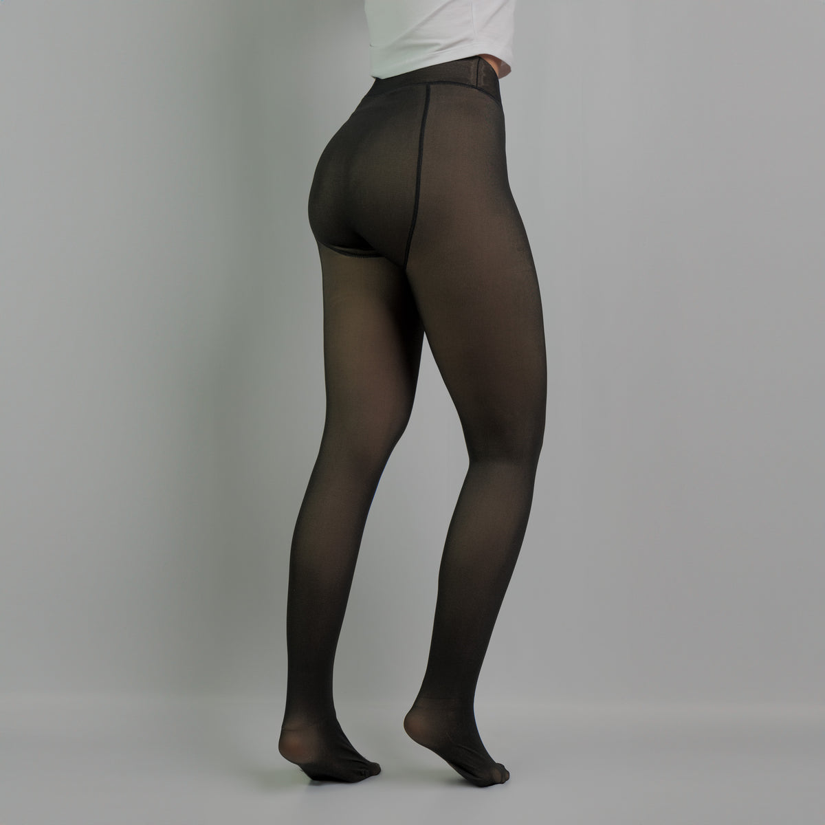 Collant polaire effet transparent