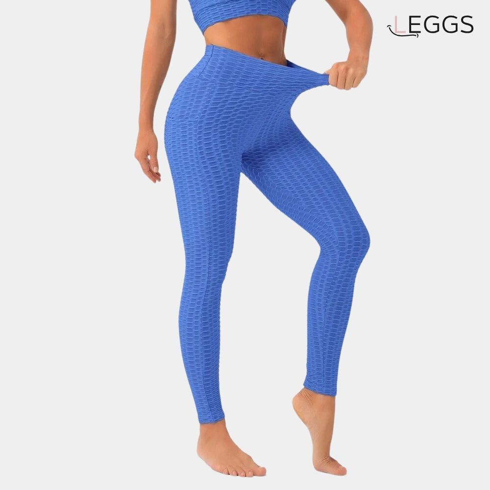 Push up anti-cellulite avec 2 poches, coloris Bleu