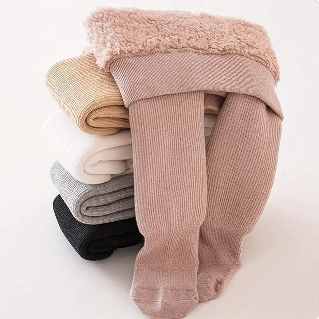 Collants Doublés en Polaire pour Filles
