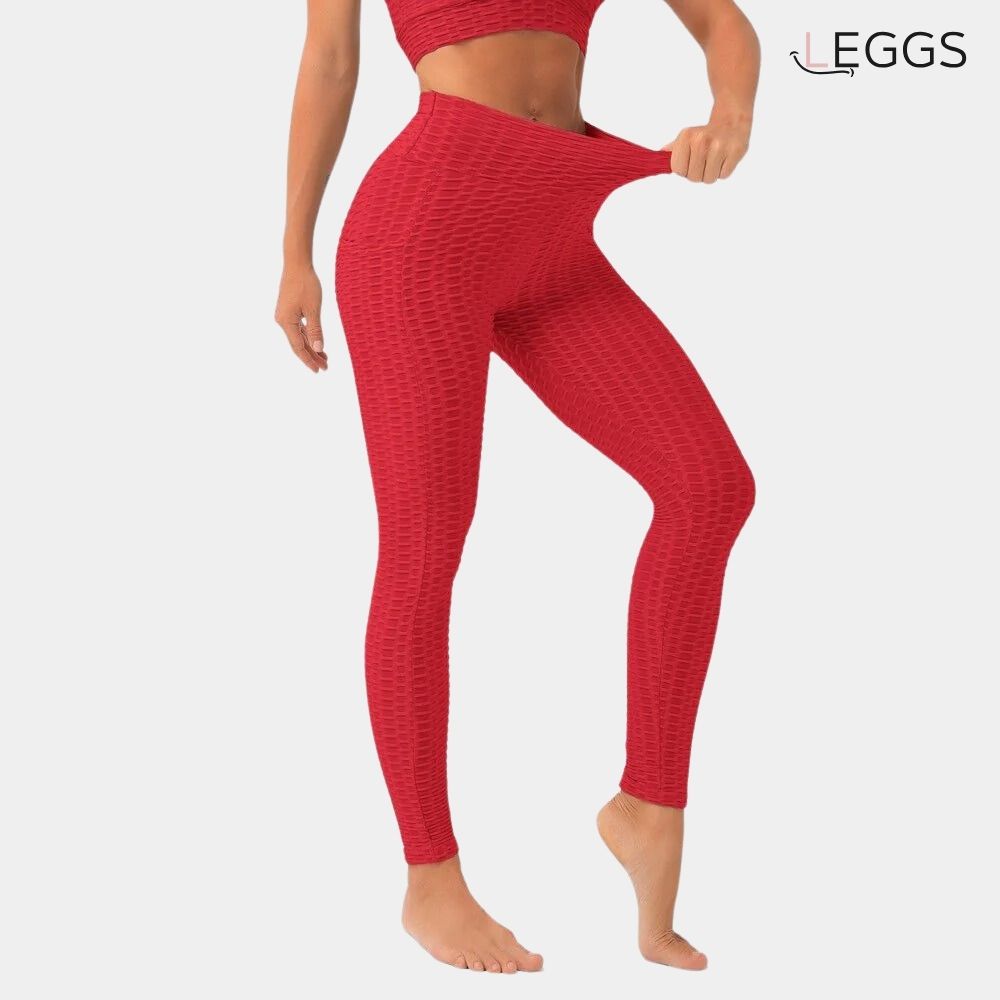 LEGGING PUSH UP ANTI-CELLULITE ROUGE