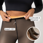 Collant polaire effet transparent