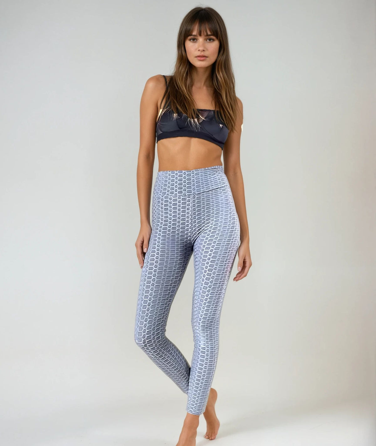Legging Push-Up Anti Cellulite, coloris Gris