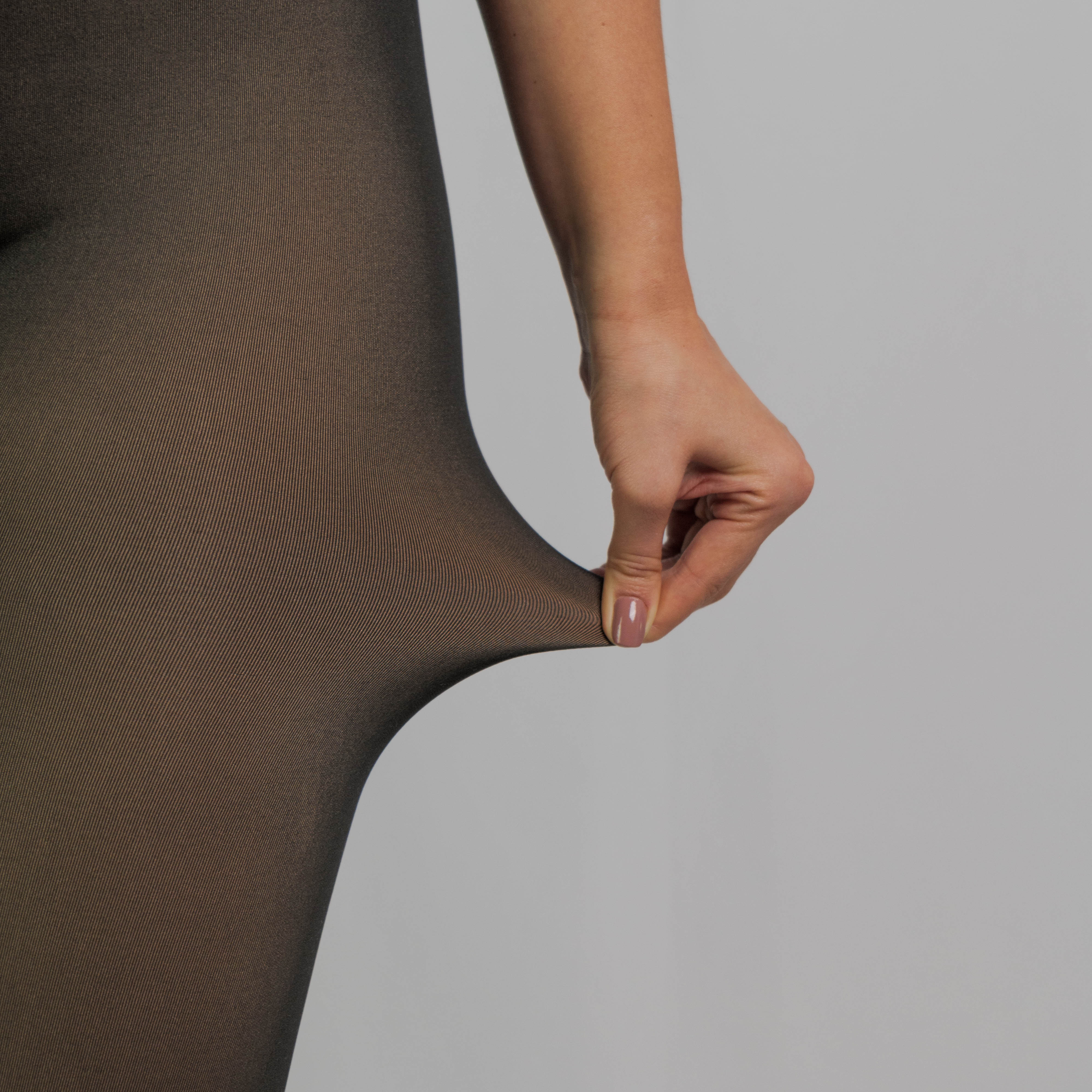 Collant polaire effet transparent