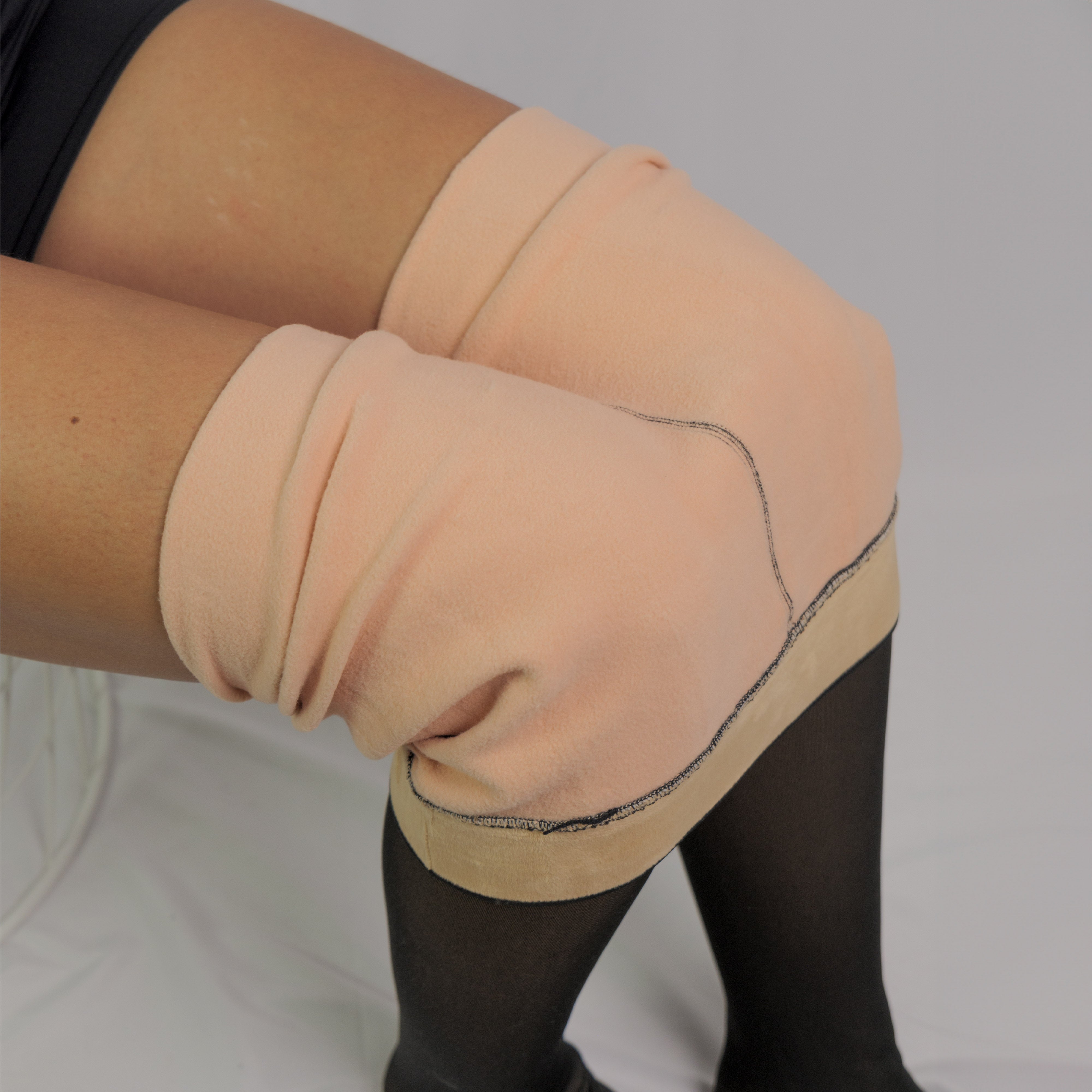 Collant polaire effet transparent