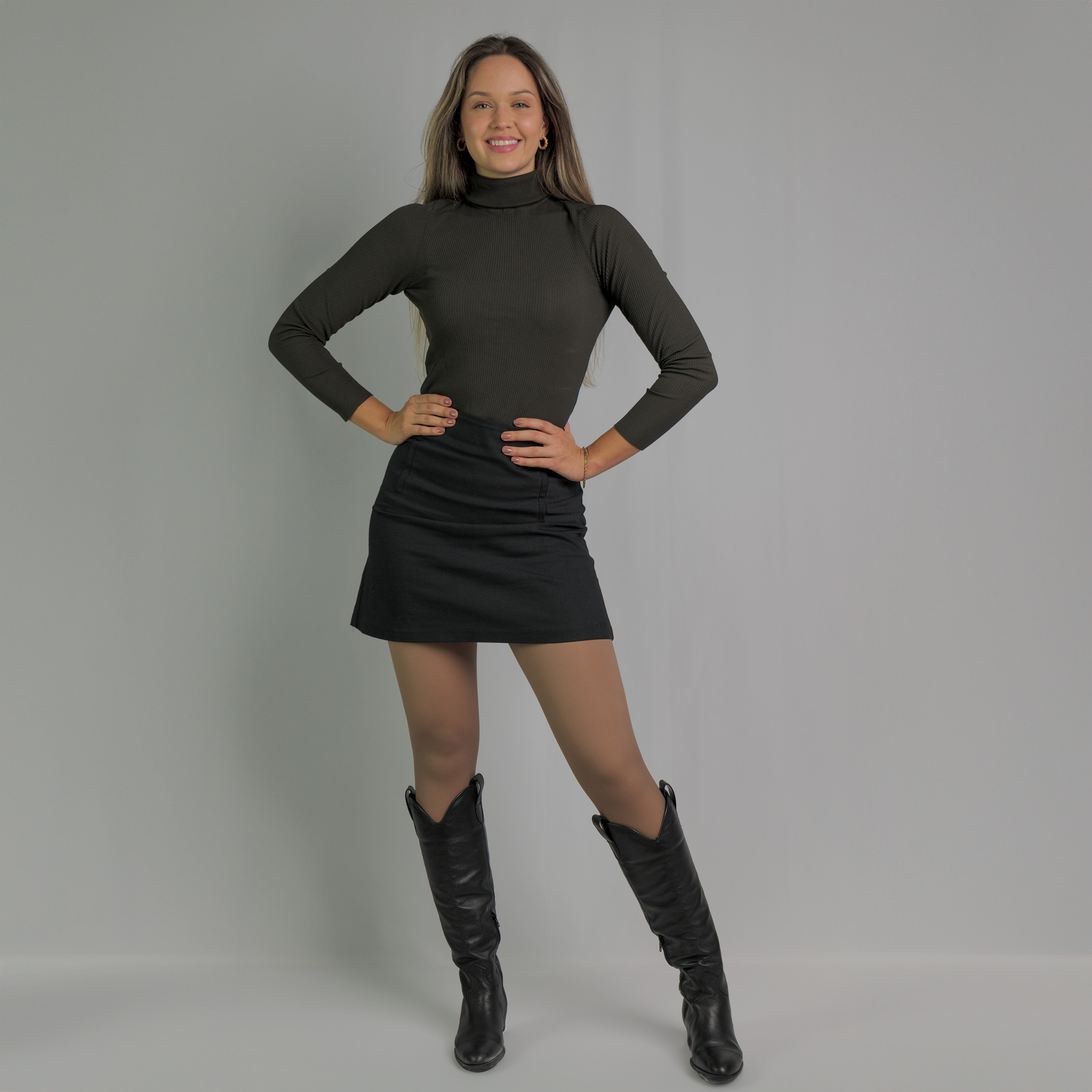 Collant polaire effet transparent