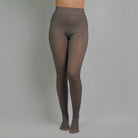 Collant polaire transparent gris