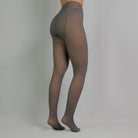 Collant polaire transparent gris