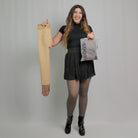 Collant polaire transparent gris