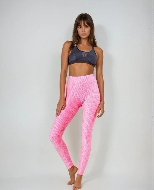 Legging Push-Up Anti Cellulite, coloris ROSE
