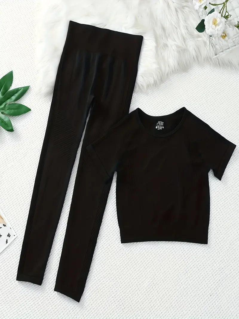 Sans couture, du haut au legging