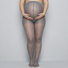 Collant Transparent Maternité, coloris Gris