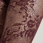 Collant Voile Fantaisie Effet Dentelle