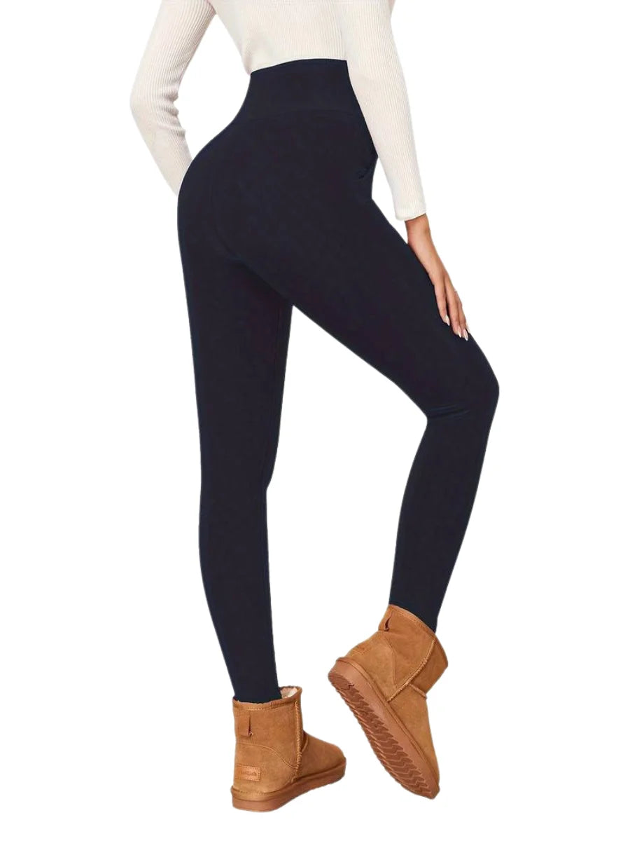 Legging femme doublé polaire sale